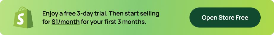 open shopify free